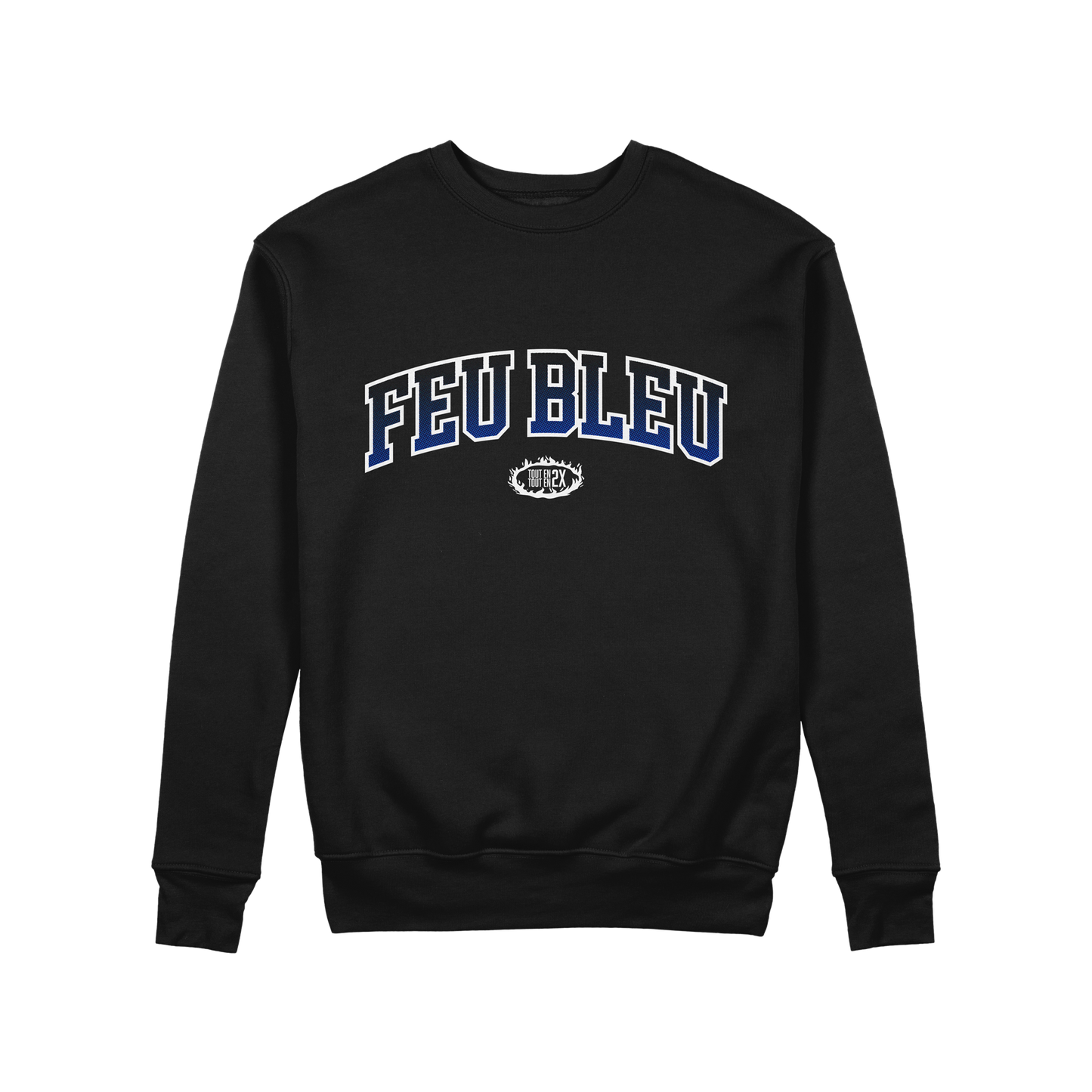 Crewneck "Feu Bleu"